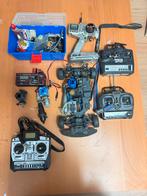 RC Auto met 3 motoren, 4 zenders en Robbe Power Peak TX/TR, Ophalen, Benzine, Gebruikt, Auto onroad