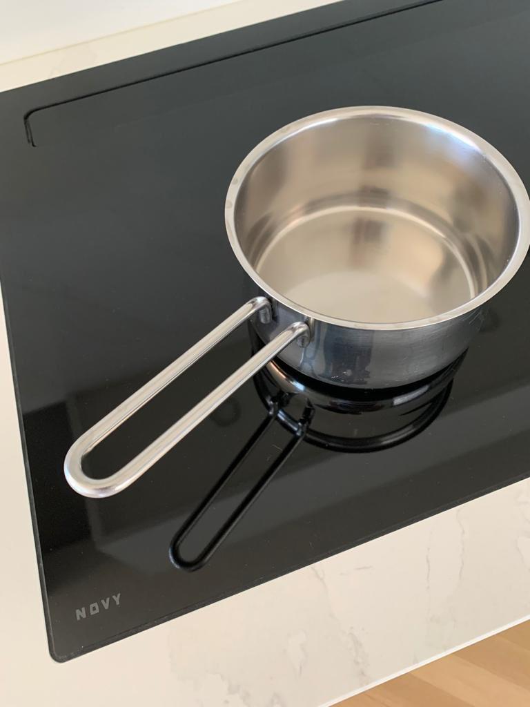 steelpan van BK nagenoeg Nieuw, Ophalen of Verzenden, Zo goed als nieuw, Rvs, Kookpan of Snelkookpan