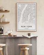 Poster map New York van Desenio incl. fotolijst van IKEA, Ophalen, Nieuw