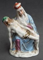 Om 1800-1850 Vieux Porselein Brussel Pieta Maria Jezus