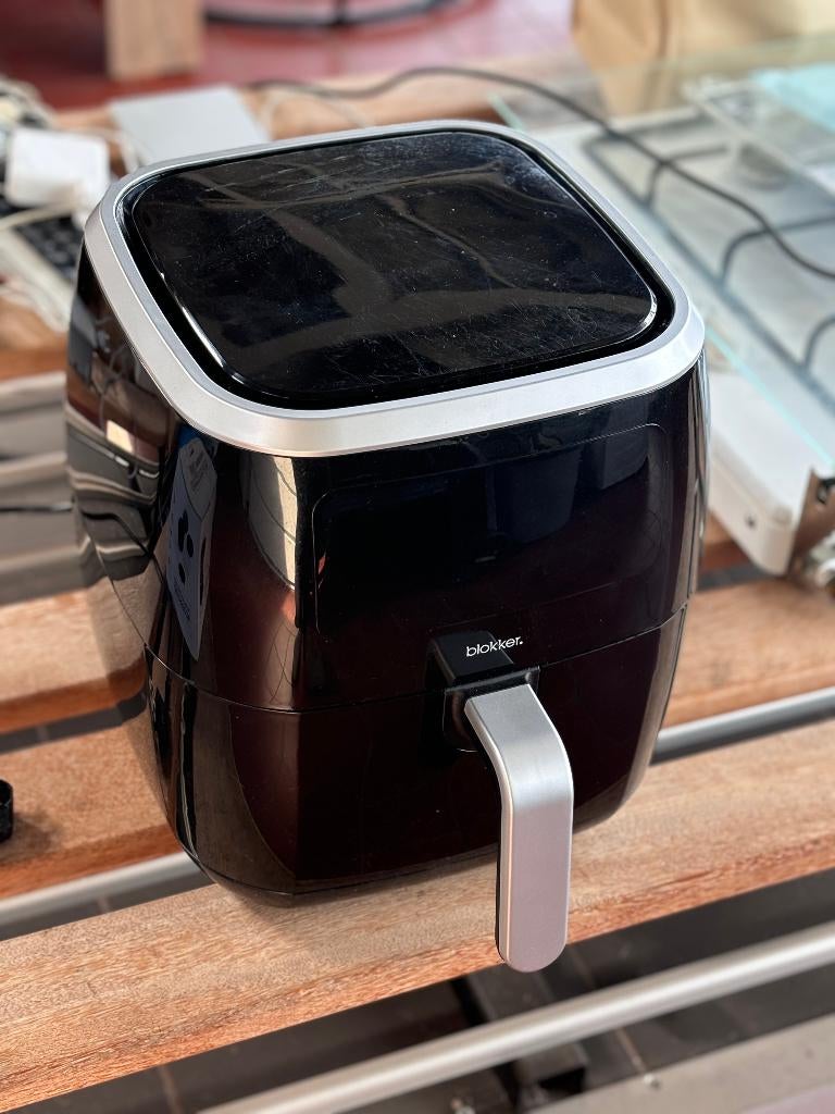 Blokker Heteluchtfriteuse Airfryer XL Zwart Kunststof Metaal, Ophalen of Verzenden, Gebruikt, Airfryer XL