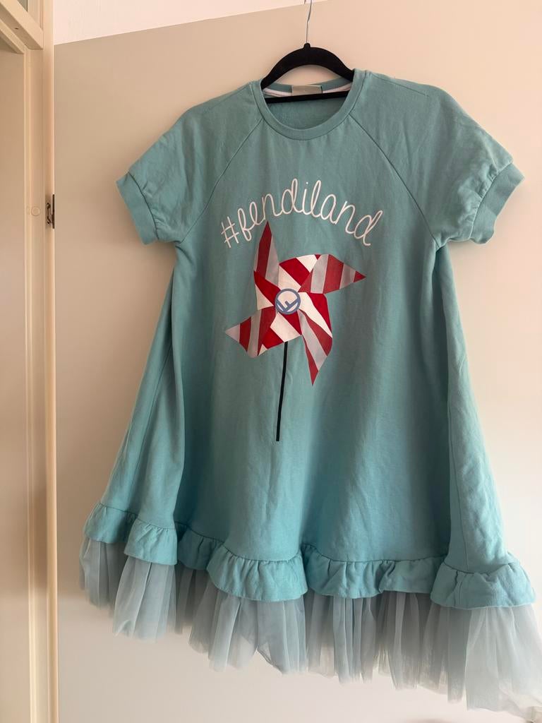 Fendi Kids jurk (origineel) maat 10 jaar, Ophalen of Verzenden, Zo goed als nieuw, Meisje, Jurk of Rok