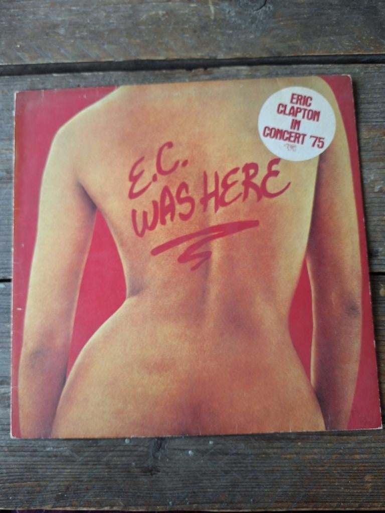 Eric Clapton- E.C was here 1975 NL, Cd's en Dvd's, Vinyl | Rock, Ophalen of Verzenden, Gebruikt, 12 inch, Poprock