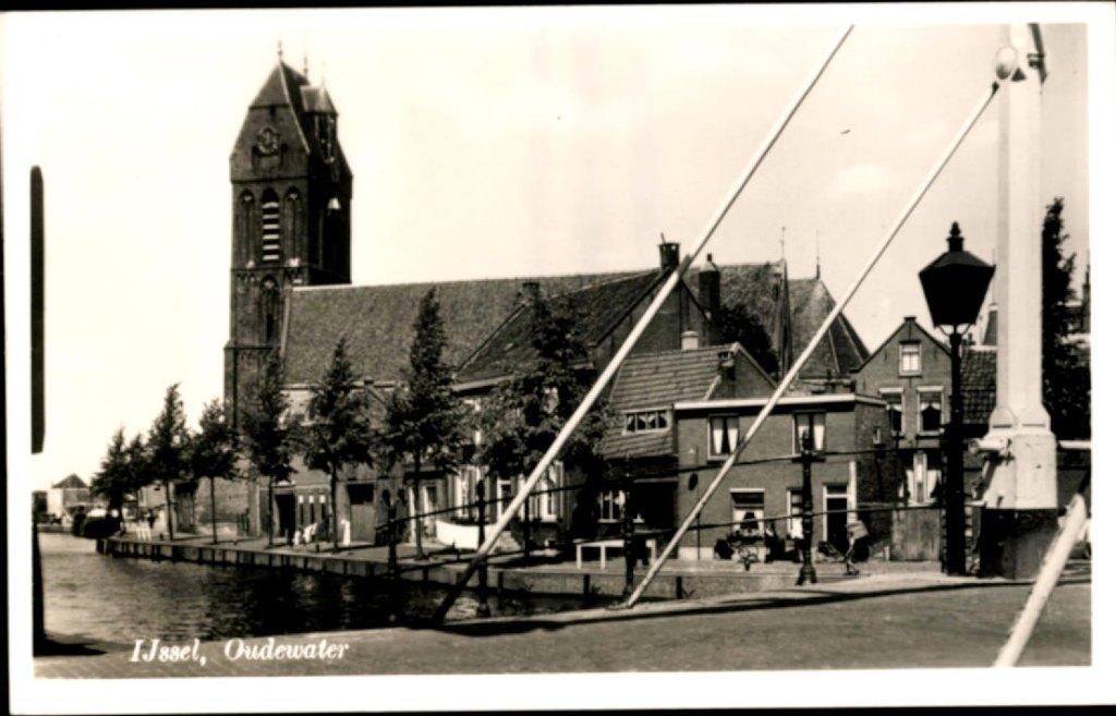 oudewater, kvr4-1584 ijssel, Verzenden, 1940 tot 1960, Ongelopen, Utrecht
