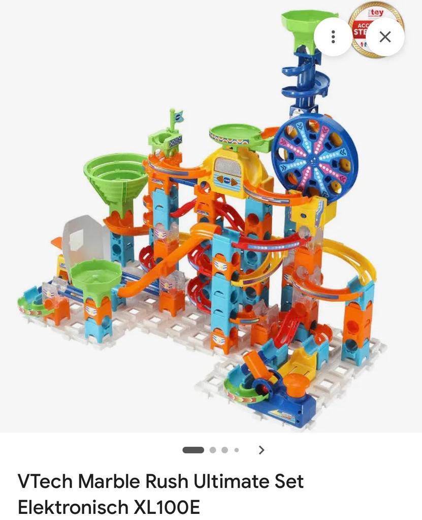 V tech knikkerbaan, Kinderen en Baby's, Speelgoed | Vtech, Ophalen, Zo goed als nieuw, 4 tot 6 jaar