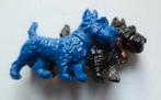 Scottie Dog broche, jaren 40 - Celluloid Duo Blauw & Zwart, Ophalen, Zo goed als nieuw, Blauw, Overige materialen