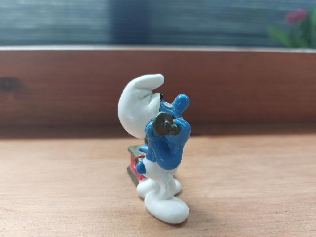 Smurf met telefoon 20062 De Smurfen, Verzamelen, Smurfen, Ophalen of Verzenden