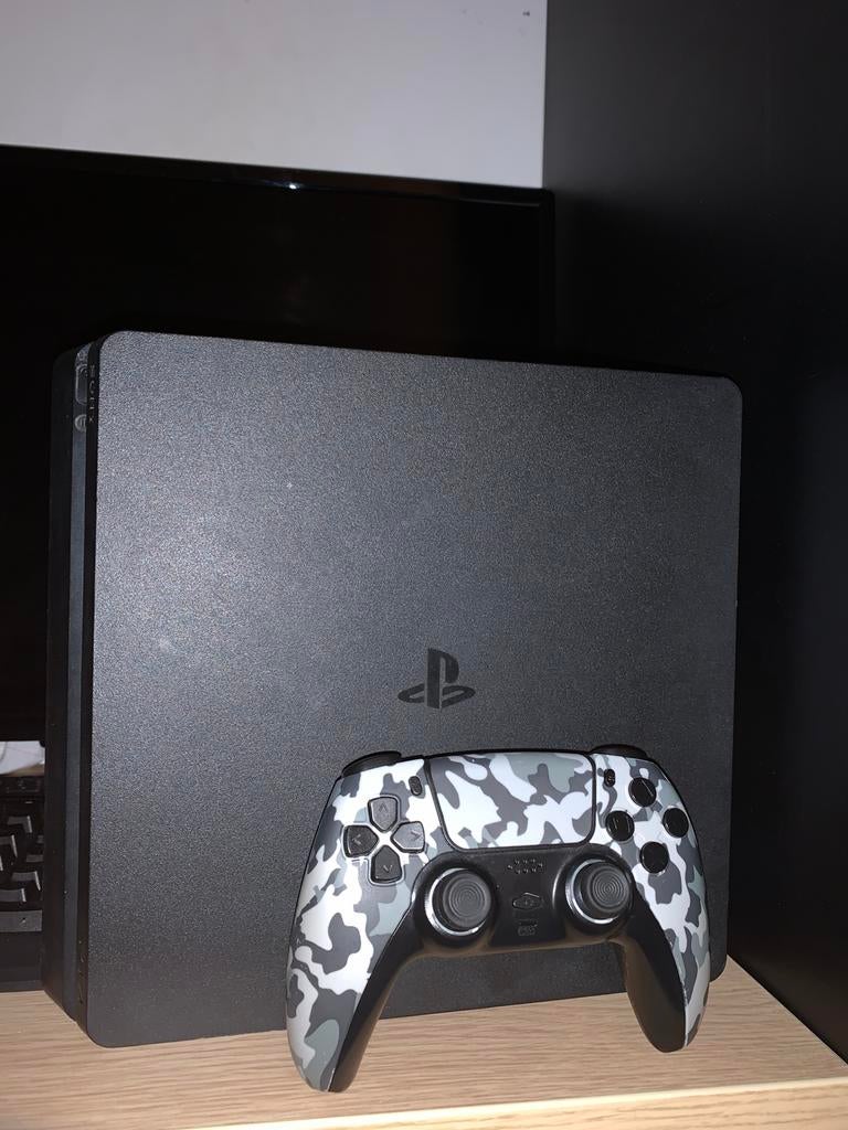 Playstation 4 slim, Ophalen, Met 1 controller, Slim, Met harde schijf