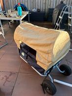 Beachtrekker Bolderkar met Huif en Luchtbanden, Ophalen, Opvouwbaar, Gebruikt