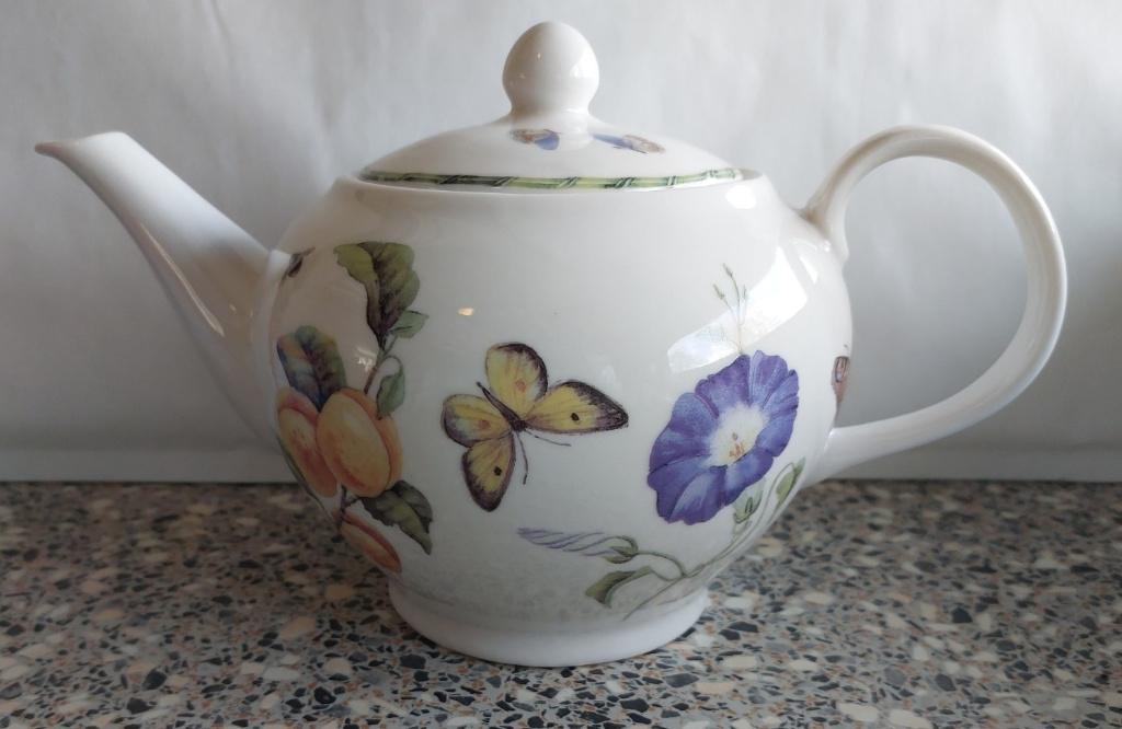 Theepot JBS Janneke Brinkman Fruit en Flowers  , Overige typen, Ophalen of Verzenden, Zo goed als nieuw, Overige stijlen