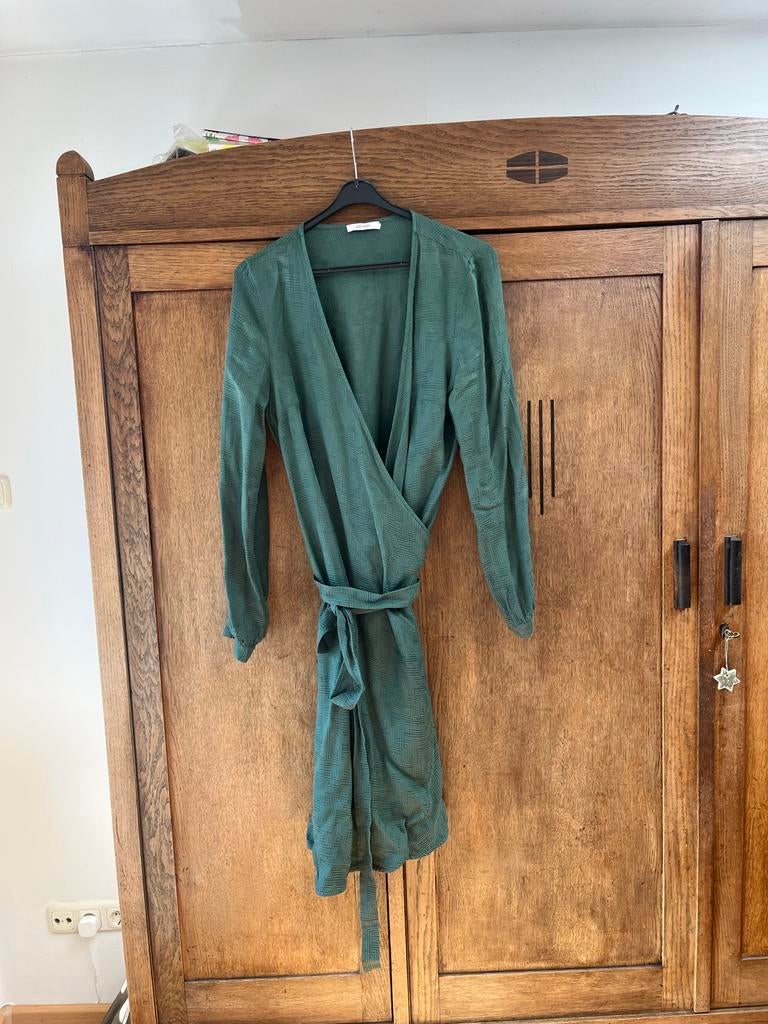 Sissy Boy wikkeljurk maat M (label L), Kleding | Dames, Ophalen of Verzenden, Gedragen, Maat 38/40 (M), Groen