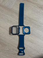 Apple Watch bandje 44 mm met beschermhoes, Ophalen of Verzenden, Zo goed als nieuw, Blauw