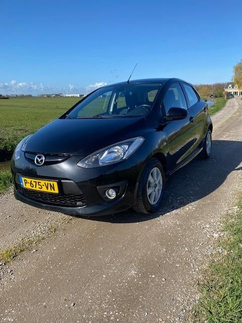 Mazda 2 1.5 76KW 5DRS 2008 Zwart, Auto's, Voorwielaandrijving, 1498 cc, 4 cilinders, Zwart