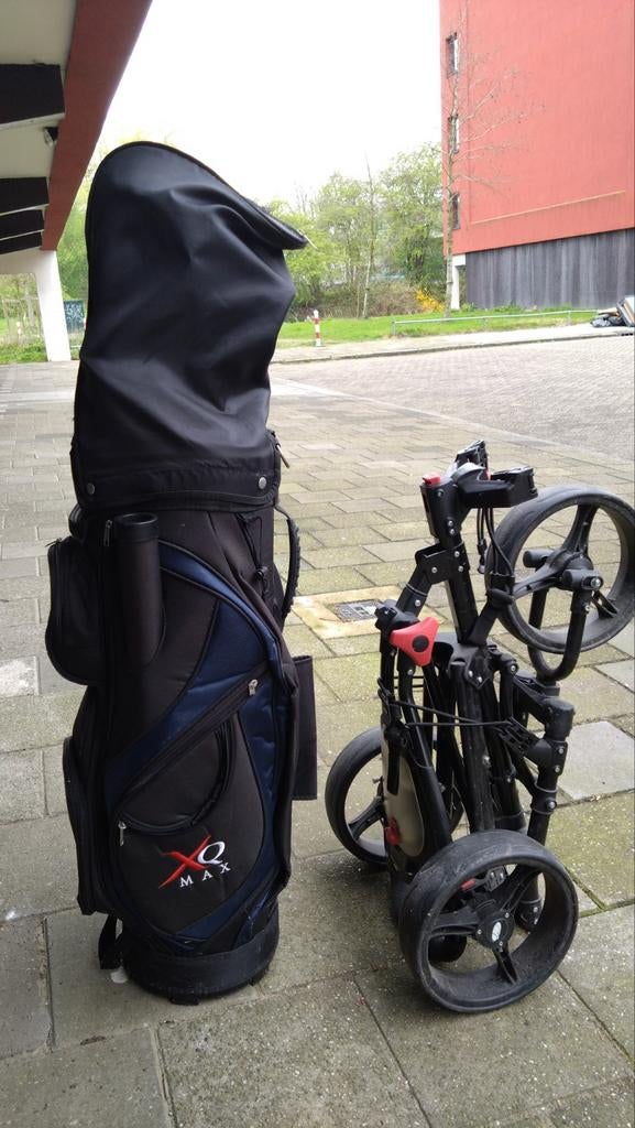 Complete dames golfset met tas en trolley, Ophalen, Gebruikt, Set, Overige merken