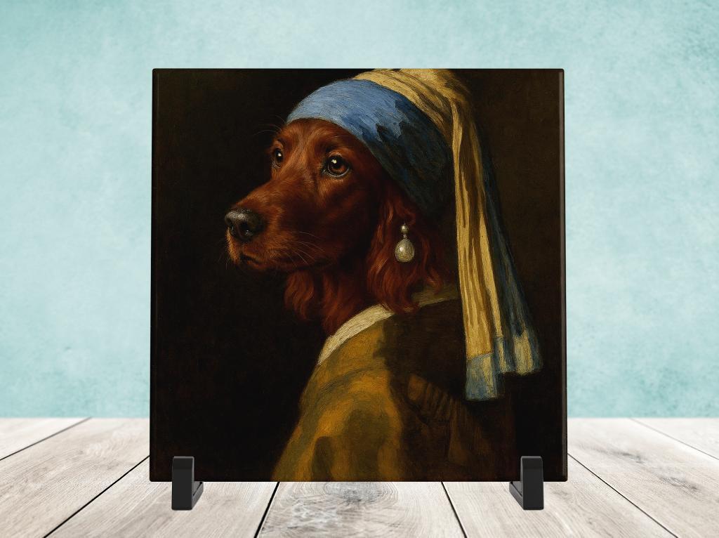 Meisje met de Parel - Ierse Setter, Verzenden, Nieuw