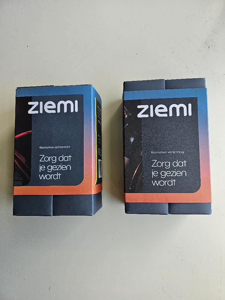 Fietsverlichting ZIEMI (2 stuks voor en achter)  - NIEUW!!, Verlichtingsset, Nieuw, Ophalen of Verzenden, Oplaadbaar