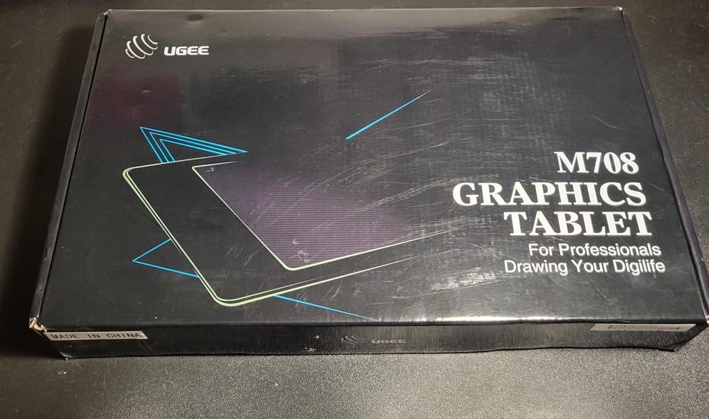 Ugee M708 Graphics Tablet - Tekentablet voor Professionals, Computers en Software, Tekentablets, Ophalen of Verzenden, Zo goed als nieuw