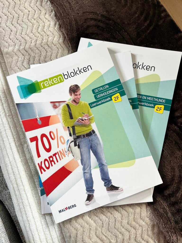 Rekenblokken 2F leerwerkboeken, Malmberg, Boeken, Ophalen of Verzenden, Zo goed als nieuw, Overige niveaus, Nederlands
