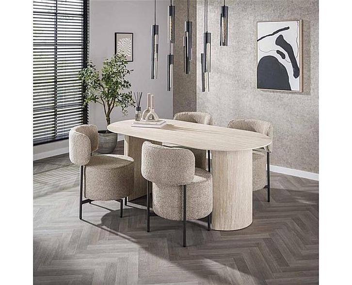 Eettafel Arch tafel keramiek travertin 180x90 € 299 Sale!, Huis en Inrichting, Tafels | Eettafels, Nieuw, 50 tot 100 cm, 200 cm of meer