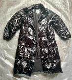 Donsjas mt XL puffer lakjas zwart 112 cm lang van Object, Verzenden, Zo goed als nieuw, Regenjas