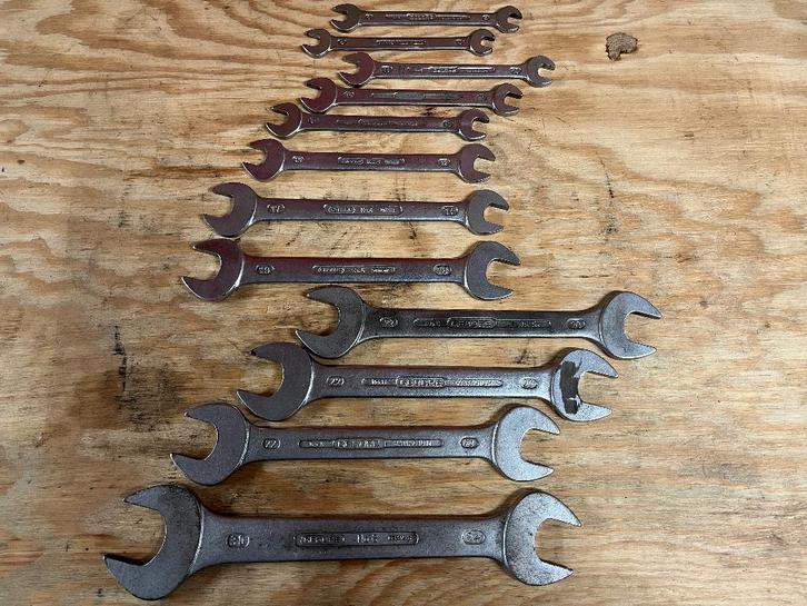 Gedore No. 6 steeksleutels, Auto diversen, Autogereedschap, Gebruikt, Ophalen of Verzenden