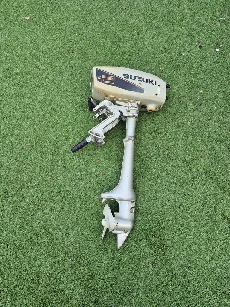 Suzuki 2 PK buitenboordmotor - Werkt toppie!, Watersport en Boten, Ophalen