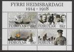 Faeroer - Michelnr 814-817 - begin Eerste Wereldoorlog - pf, Postzegels en Munten, Verzenden, Denemarken, Postfris