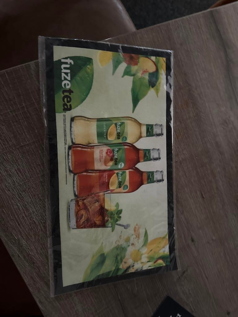 Nieuw Fuze Tea Barmat - Perfect voor Thuisbar of Café, Ophalen of Verzenden
