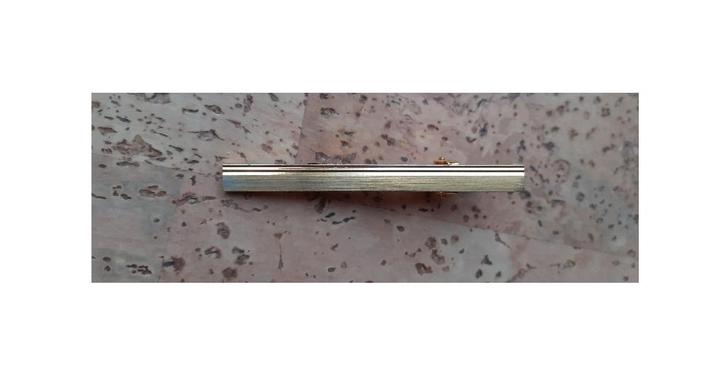 Goudkleurige dasklem dasspeld dasschuif 6,5 cm lang nette st, Kleding | Heren, Stropdassen, Zo goed als nieuw, Effen, Overige kleuren