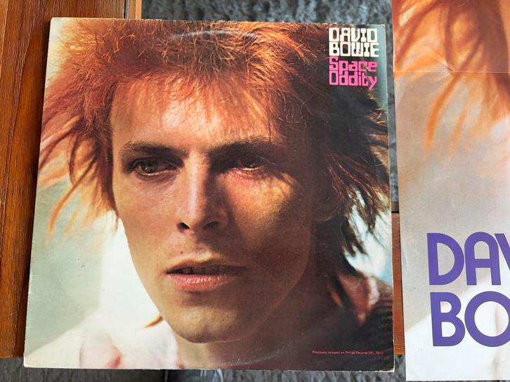 David Bowie - David Bowie (Space Oddity) 1972 US RCA +poster, Cd's en Dvd's, Vinyl | Pop, Gebruikt, 1960 tot 1980, 12 inch, Ophalen of Verzenden