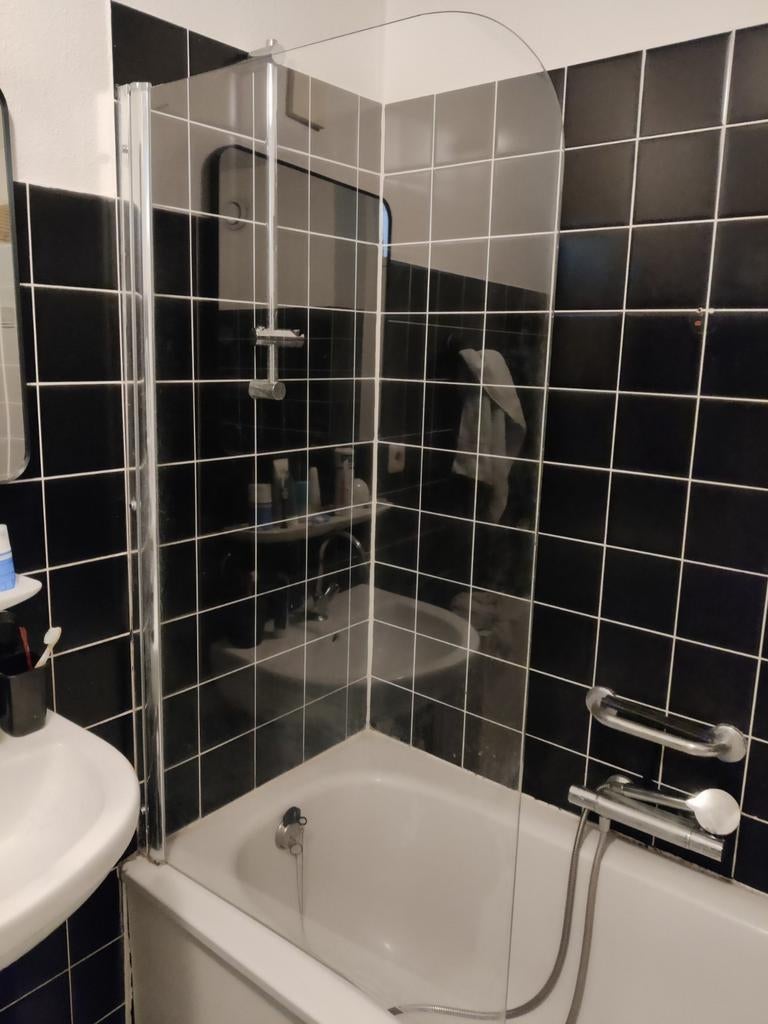 Douchewand bad, Ophalen, Gebruikt, Overige typen, 50 tot 100 cm