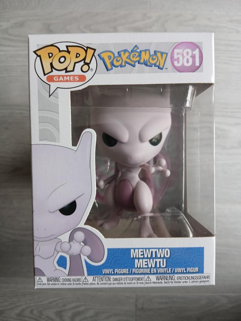 581 Mewtwo Pokemon Funko Pop, Verzamelen, Ophalen of Verzenden, Nieuw