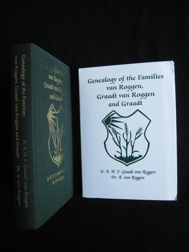 Genealogy families van Roggen, Graadt van Roggen en Graadt, Ophalen of Verzenden, Zo goed als nieuw