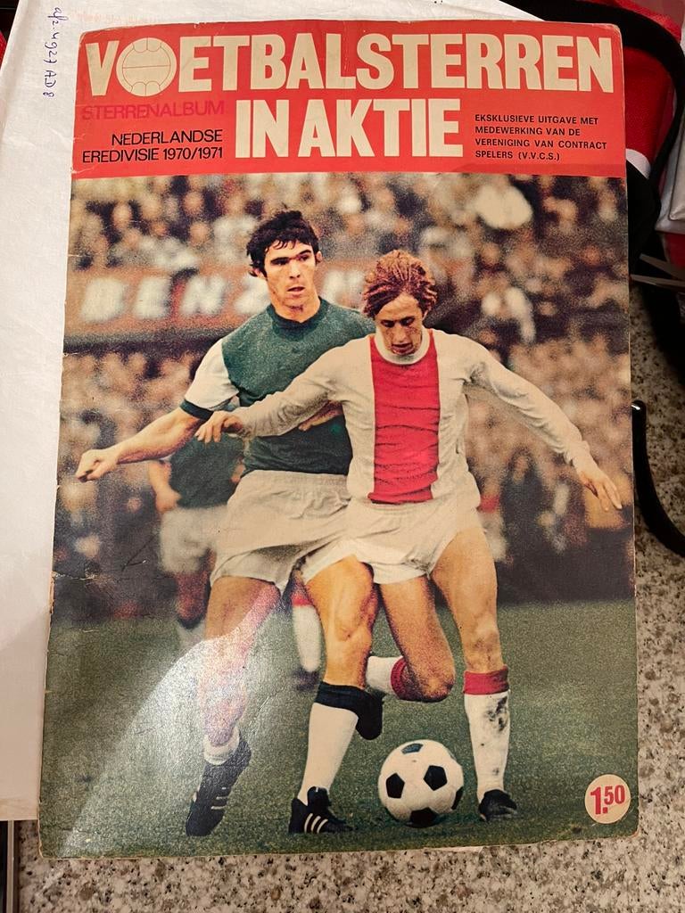Complete Voetbalsterren Albums (1969-1971 Eredivisie), Ophalen of Verzenden, Zo goed als nieuw, Ajax, Poster, Plaatje of Sticker