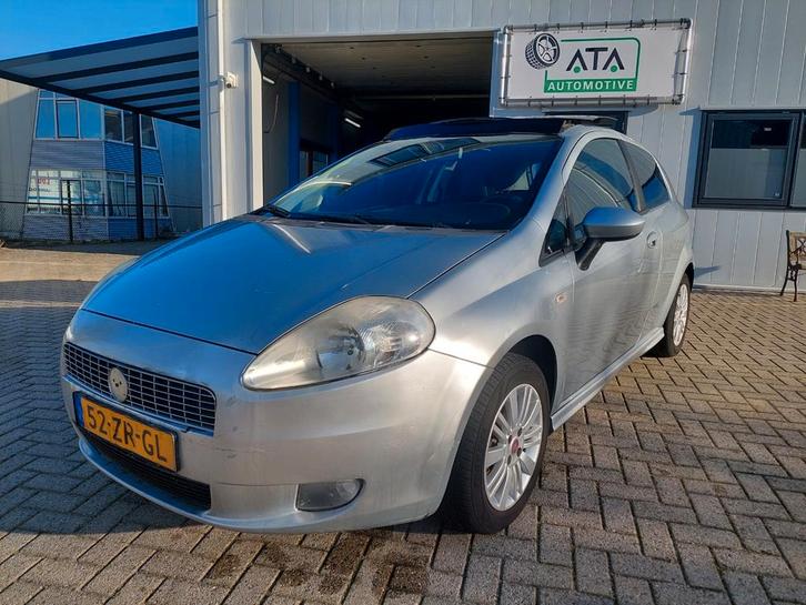 Fiat Punto 1.4 3DR 2008 Grijs PANO DAK, Auto's, Fiat, Bedrijf, Punto, ABS, Airbags, Airconditioning, Alarm, Android Auto, Apple Carplay