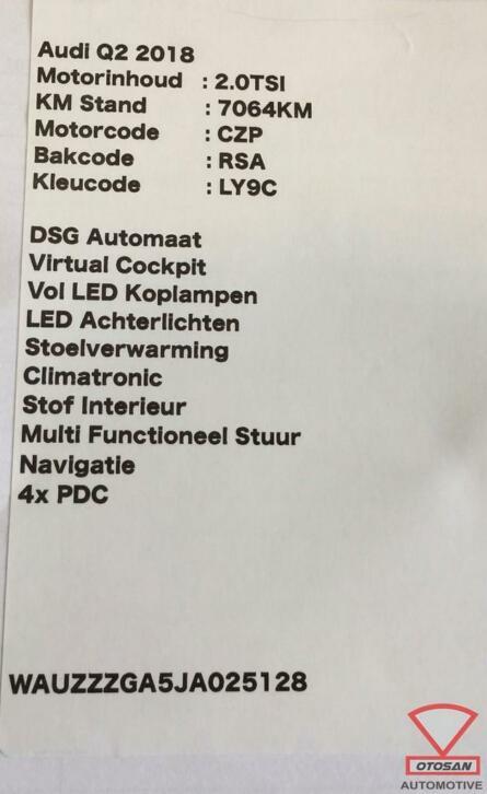 audi q2 2018 vag kabelset injectoren injector 06l971627aa, Gebruikt, AUDI AG, Auto-Union-Strasse 1
85045  Ingolstadt, DE, Kundenbetreuung@audi.de