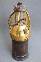 Antieke oude Mijnlamp Mijnwerkerslamp Minbouw Lamp, Ophalen of Verzenden