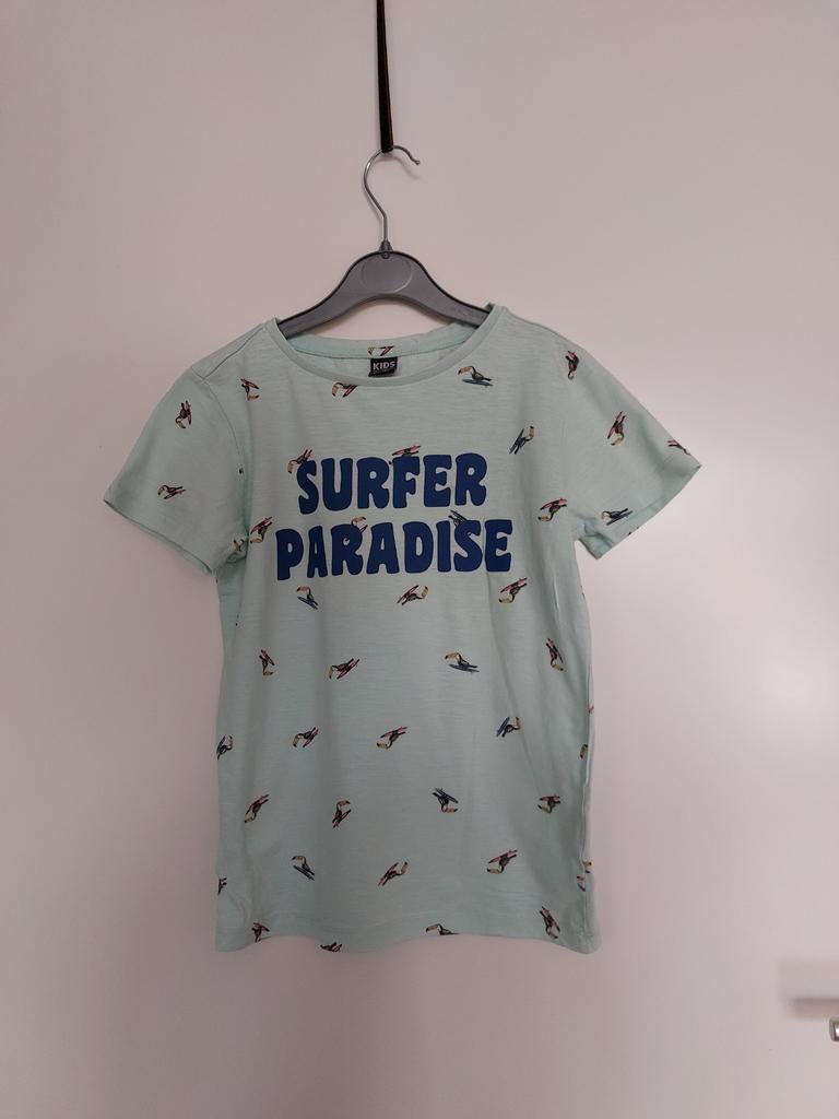 Kids t-shirt maat 122-128 z.g.a.n., Kids, Ophalen of Verzenden, Zo goed als nieuw, Shirt of Longsleeve