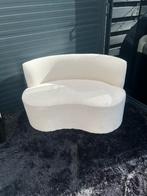 Teddy Loveseat Fauteuil - Wit - 71x120x71 cm, Minder dan 75 cm, Ophalen of Verzenden, Zo goed als nieuw, 100 tot 125 cm