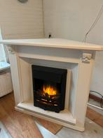 Electrische haard met ombouw, Ophalen, Zo goed als nieuw, Vrijstaande haard, Elektrische haard