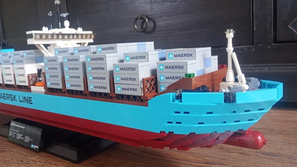 Lego Creator Maersk Line containerschip 10241, Gebruikt, Lego, Ophalen of Verzenden, Creator
