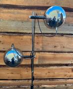 Herda | 1970 | Vintage bollamp | Chrome | Topstaat | BLF, Overige materialen, Ophalen of Verzenden, Zo goed als nieuw, 150 tot 200 cm