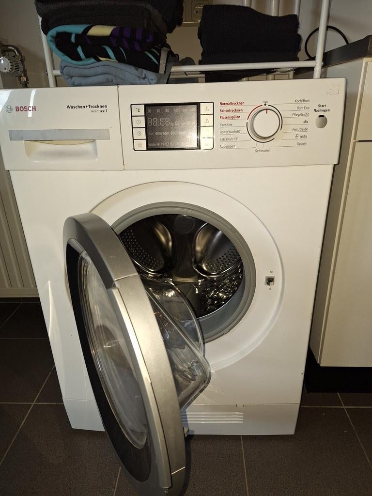 Bosch Was-droogcombinatie Avantixx 7, 6 tot 8 kg, Ophalen, Gebruikt, 85 tot 90 cm