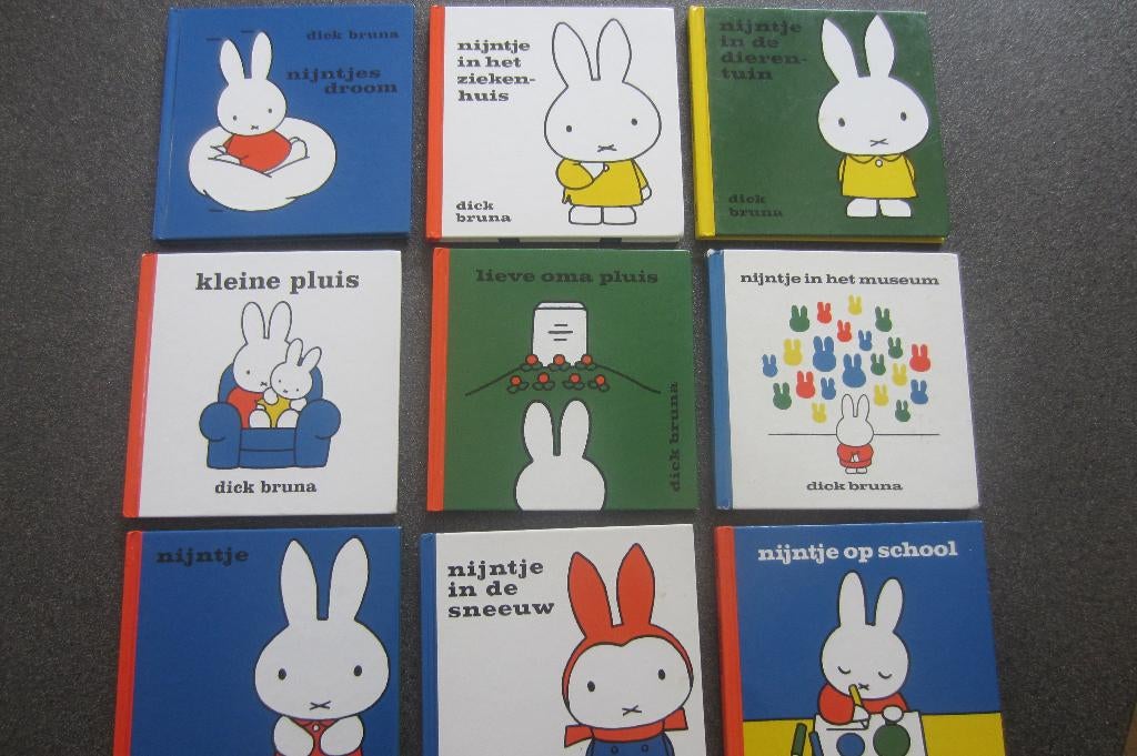 9x nijntje kleuter boekjes, Ophalen of Verzenden, Zo goed als nieuw, Dick Bruna, 3 tot 4 jaar