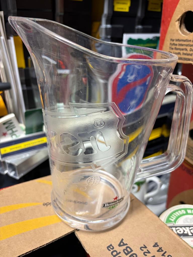 Hard plastic pitcher schenkkan Heineken, Verzamelen, Biermerken, Ophalen, Zo goed als nieuw, Heineken