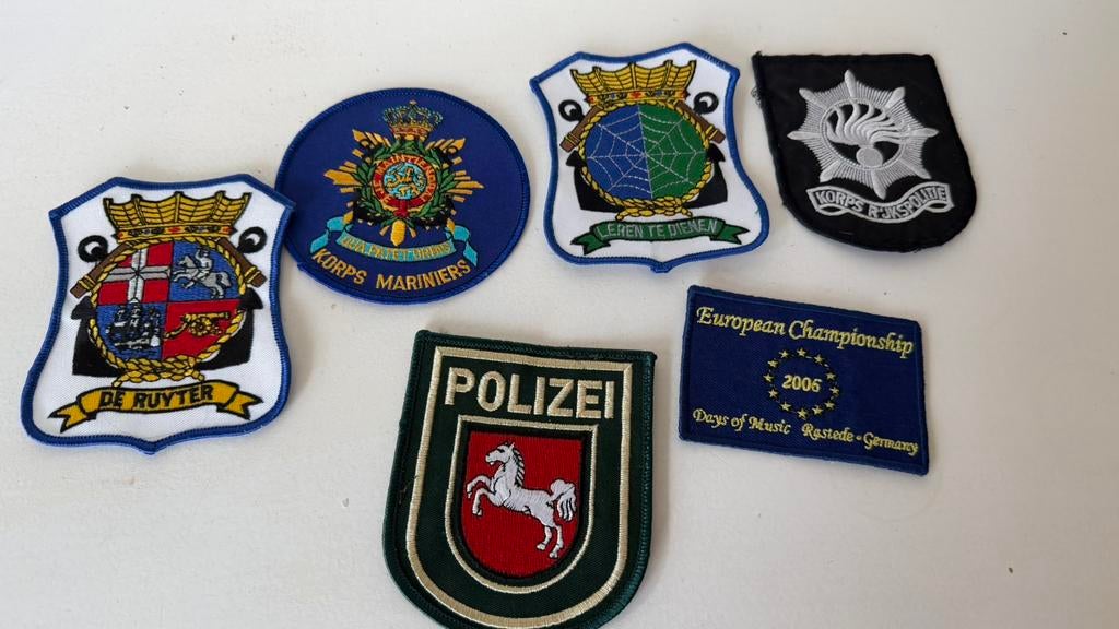 PATCHES Verzameling, Verzamelen, Ophalen of Verzenden, Landmacht, Nederland, Embleem of Badge