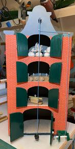 Vintage Pakhuis Model - Handgemaakt met Werkende Katrol, Gebruikt, Ophalen, Overige merken, Groter dan 1:32