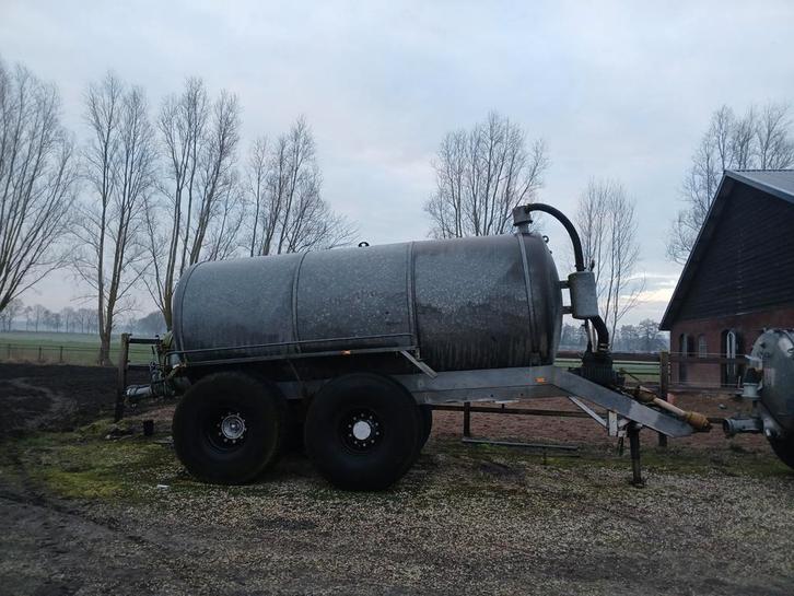 Roelama 12500 liter giertank tandem gestuurd, Zakelijke goederen, Agrarisch | Werktuigen, Gewasbescherming en Bemesting, Ophalen of Verzenden