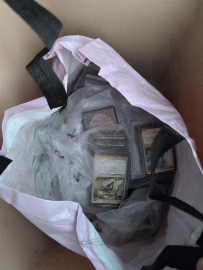 Tas vol Magic the Gathering kaarten, Hobby en Vrije tijd, Ophalen of Verzenden