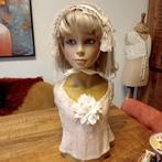 Oude kinder etalagepop buste, Ophalen of Verzenden